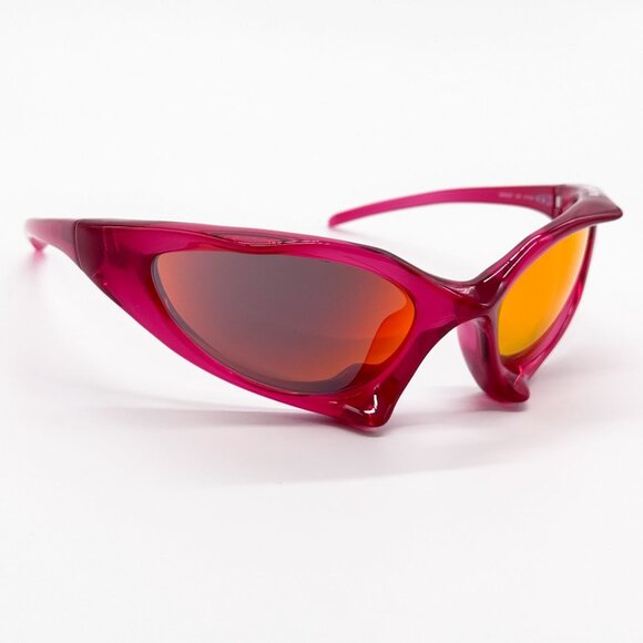 NEW BALENCIAGA SUNGLASSES BB0352S 006 RED UNISEX EYEWEAR main image 7